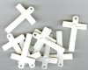 10 48x33mm Acrylic Missionary Crosses